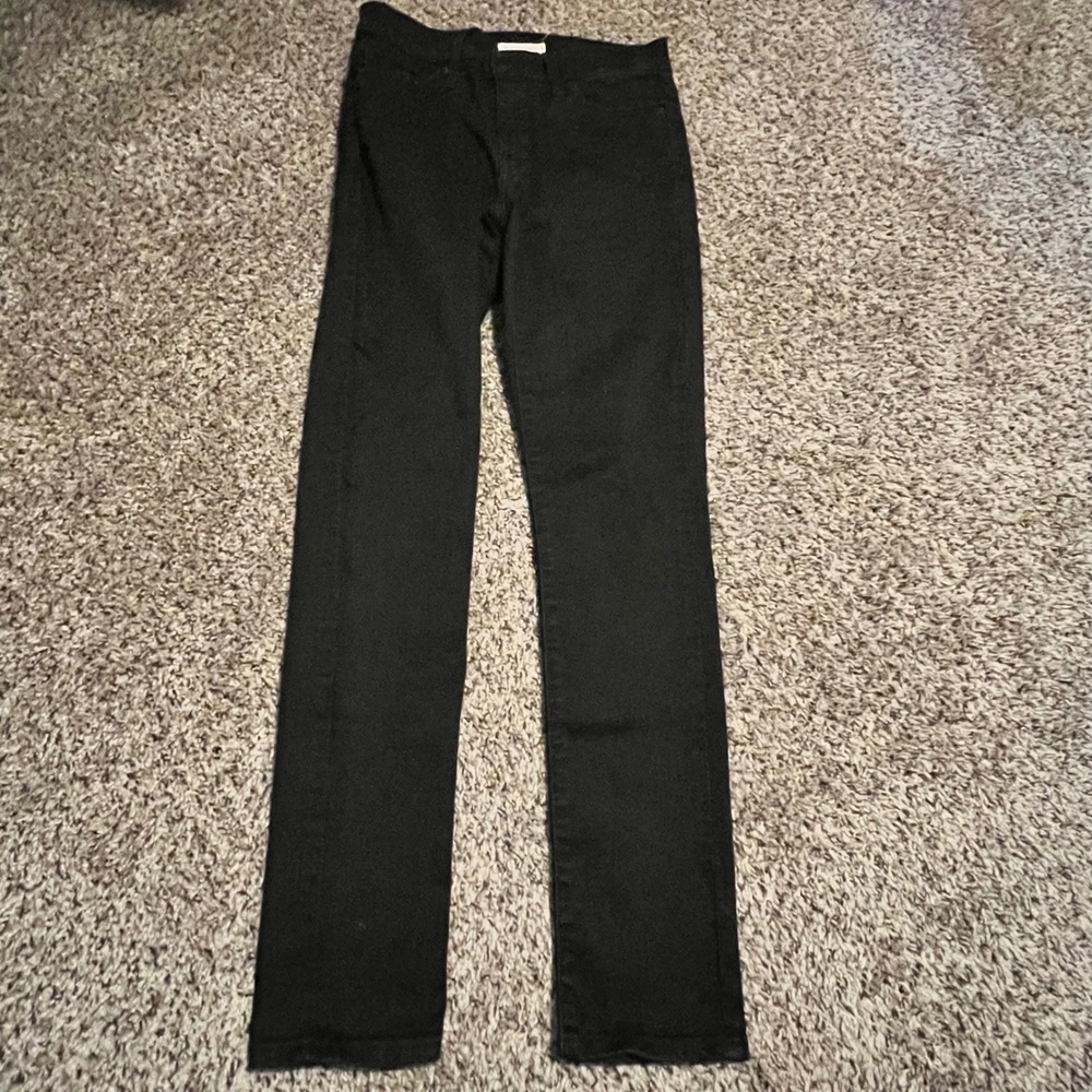 Levis‎ 311 Shaping Skinny Jeans Womens 29 Black Mid Rise Stretch Denim Pants